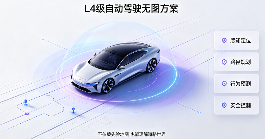告别“等图一个月”：L4级无图自动驾驶方案量产，无人配送进入“即买即用”时代